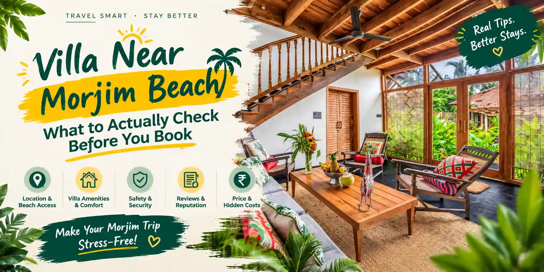 Villa Near Morjim Beach: What to Actually Check Before You Book